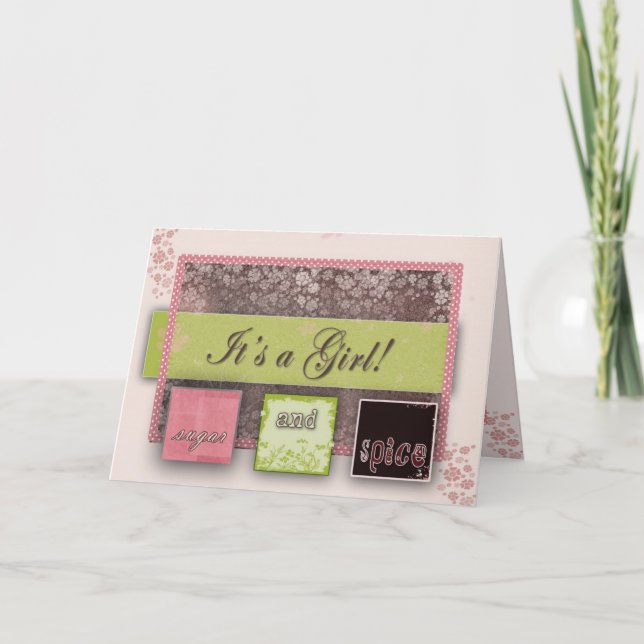 Faire-part Sucre et épices (Devant)