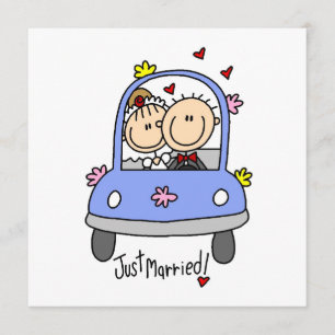 Faire-part T-shirts et cadeaux de mariée mariée et de chambre