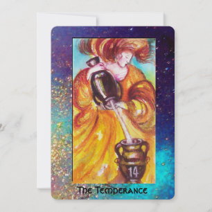 FAIRE-PART TAROTES DES OMBRES PERDUES / LA TEMPÉRANCE