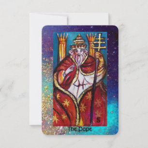 Faire-part TAROTS DES OMBRES PERDUES / LE PAPE Pearl