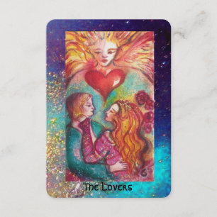 Faire-part TAROTS DES OMBRES PERDUES / LES AMOUREUX Perle