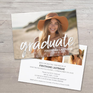 Faire-part tendance avec 4 photos
