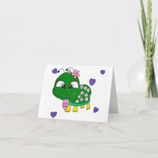 Faire-part Tilly la Tortue Lovebug