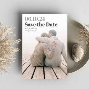 Faire-part Titre   Photo verticale moderne