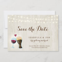 Toast Red Wine & Beer Enregistrer la date