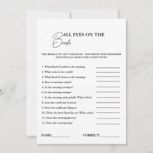 Faire-part Tous Les Yeux Sur La Fête des mariées De Mariée Ca