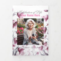 Célébration de la vie funéraire service commémorat