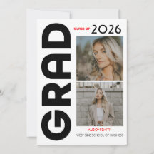 Typographie noire moderne minimaliste audacieuse d