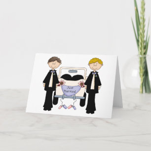 Faire-part Un Mariage homosexuel marié avec des Tee - shirts 