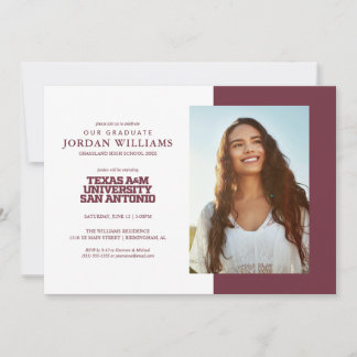 Faire-part Université Texas A&M-San Antonio