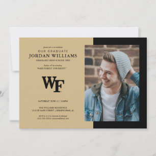 Faire-part Université Wake Forest   WF