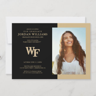 Faire-part Université Wake Forest | WF