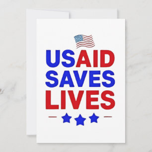Faire-part USAID sauve des vies Agence américaine Développeme