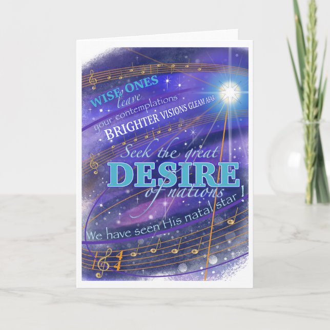 Faire-part Venez et adoration (Devant)