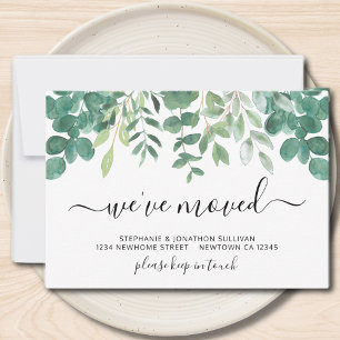 Faire-part Verdure minimaliste Nous avons évolué