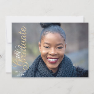 Faire-part Vibes Grad Seulement Graduation Party Classe De 20