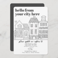 Ville de destination moderne Moving