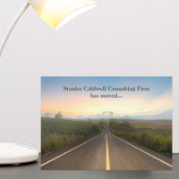 Ville moderne Skyline Road Custom Business Moving