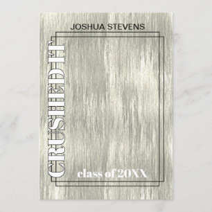 Faire-part vintage de Graduation Rustique