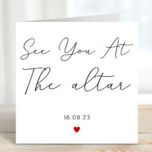 Faire-part Voir À La Mariage De L'Altar