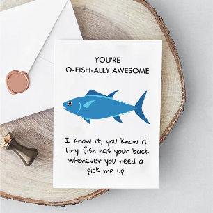 Faire-part Vous êtes O Fish Ally Awesome Funny work bestie ca