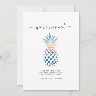 Faire-part Weve Moved Pineapple Changement d'adresse Déplacem