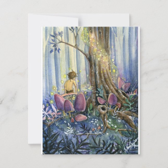 Faire-part Whisperes forestières (Devant)