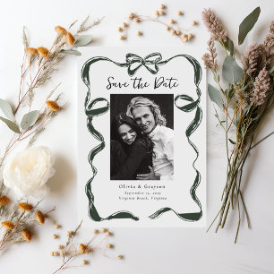 Faire sage photo  nœud papillon Save the Date