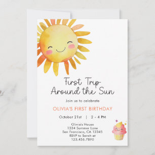Faire son premier tour du soleil Invitation pour 1