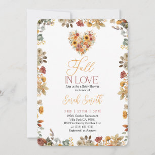 Faire tomber en amour Invitation de Fiançailles To