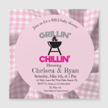 Faire un BBQ pour la Baby Shower Invitation • Ging