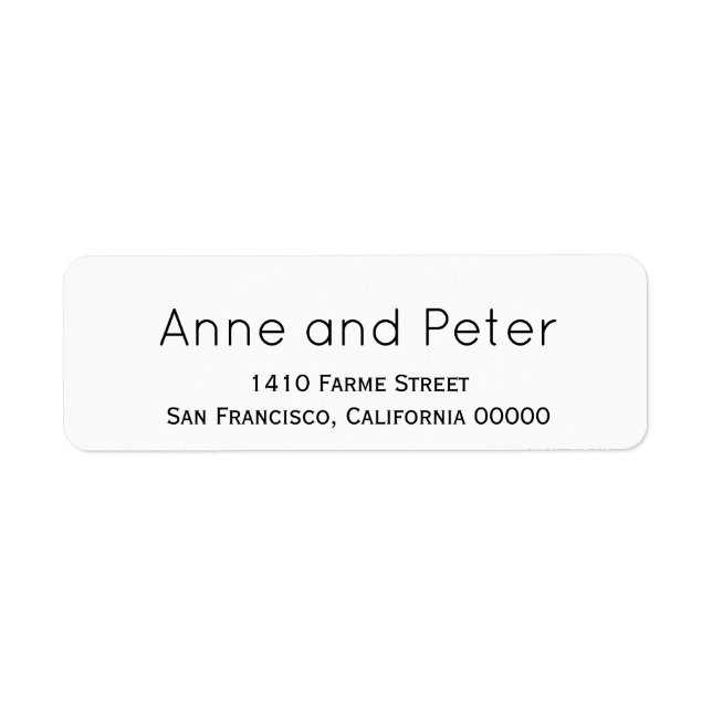 faire un nom personnalisé élégant mariage blanc (Devant)
