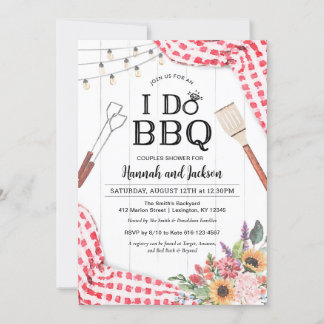 Faire une invitation BBQ pour une fête de couples 