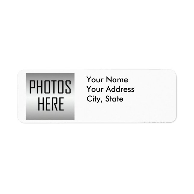 faire vos propres photos étiquettes personnalisées (Devant)