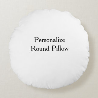 Faire Votre Propre Coussin Rond Simple