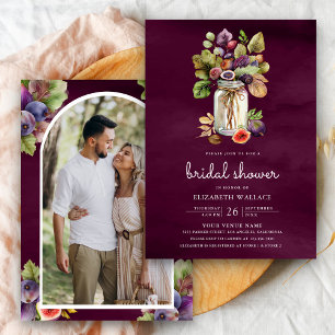 Fairepart de Mariage Pot de Figue Violet