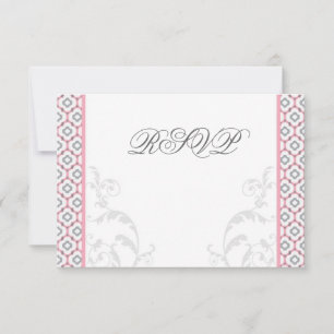 Faireuses invitations de mariage de jardin rose et