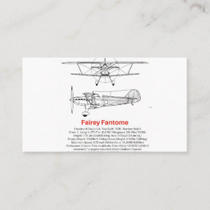  Fairey Fantome Business Card