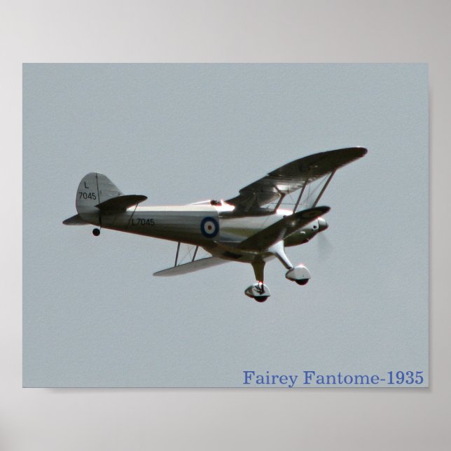 Fairey Fantome Scale RC Model Poster (Front)