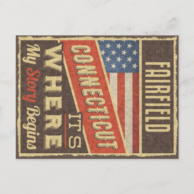 Fairfield Connecticut Postcard (Front)