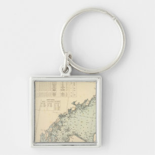 Fairfield County Connecticut, Long Island NY Keychain