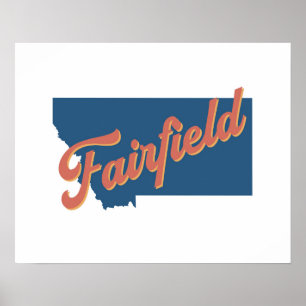 Fairfield, Montana state print