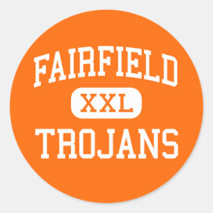 Fairfield - Trojans - Senior - Fairfield Iowa Classic Round Sticker