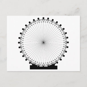 Fairground Big Wheel Postcard