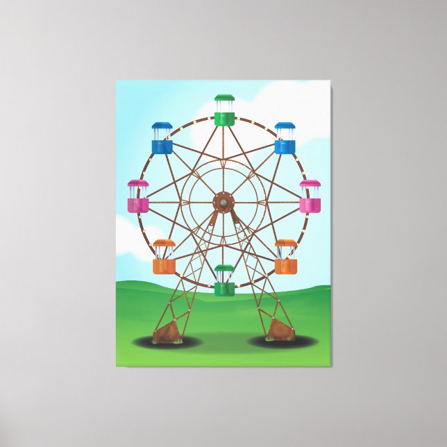 Fairground Canvas Print (Front)