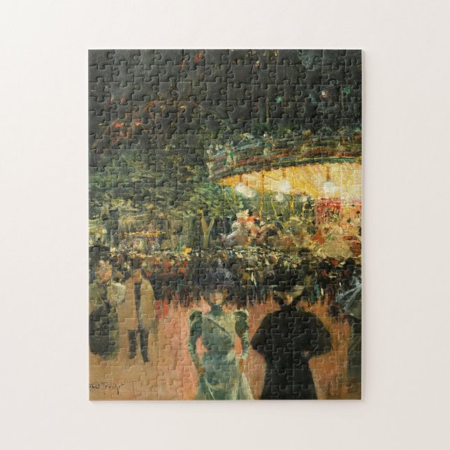 Fairground, Place Pigalle | Louis Abel-Truchet Jigsaw Puzzle (Vertical)