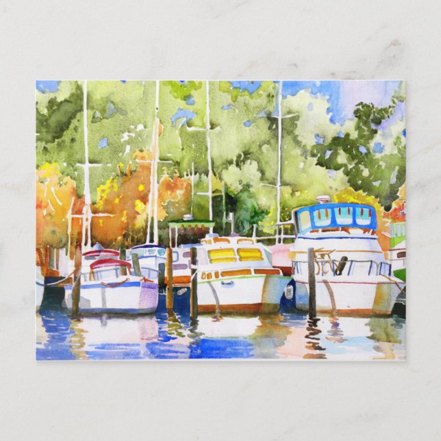 Fairhope Yacht Club Postcard (Front)