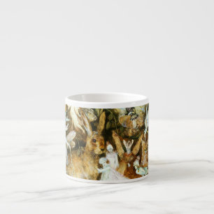 Fairies and Rabbit Espresso Cup