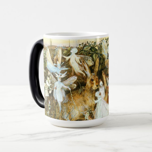 Fairies and Rabbit Magic Mug (Front Left)