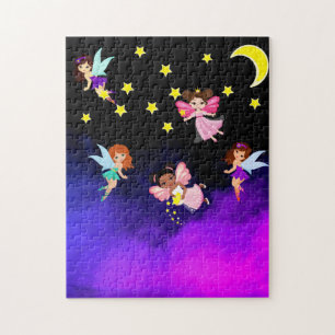 Fairies and stars jigsaw puzzle